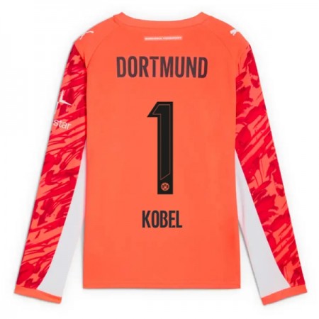Borussia Dortmund Kobel 1 Målmand Trøje Rød 2025-26 Langærmet